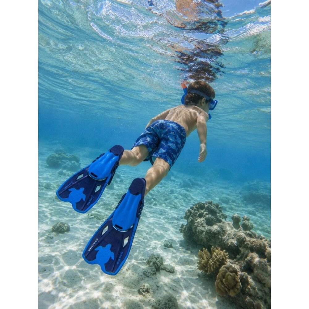US Divers Kids Swim Flippers Snorkeling Swimming Summer Toddler 9-13